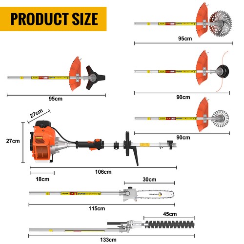 Petrol garden multi tool - petrol,